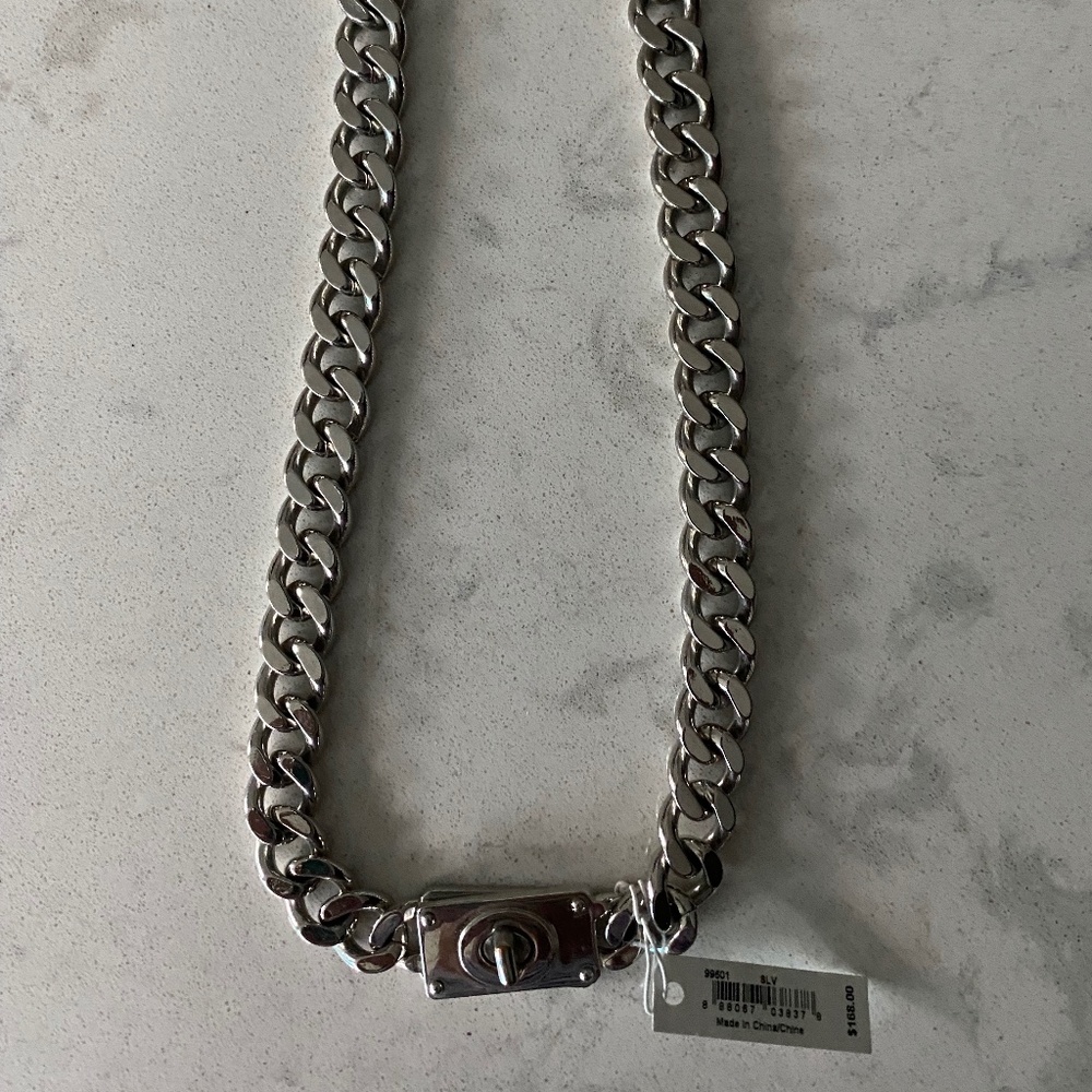 Coach Turnlock Necklace